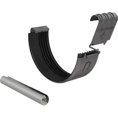 Соединитель желоба с трубкой Zambelli Robust система 127/80 RAL 7037 Серый