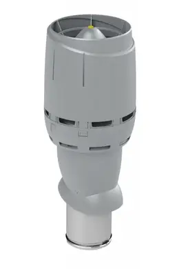 Вентиляційний вихід VILPE 160/ИЗ/700 Flow з ковпаком світло-сірий