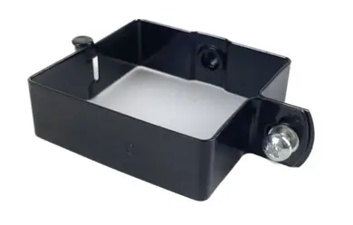 Кронштейн труби Galeco Stal² система 125/80x80 RAL 9005 Чорний