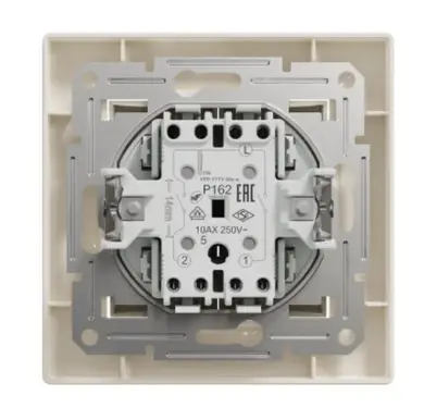 Вимикач Schneider Electric 2-кл. внутр. "ASFORA" сл.к. (C1) 