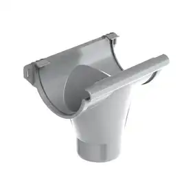 Воронка без уплотнения Galeco PVC система 150/100 RAL 7038 Светло-серый