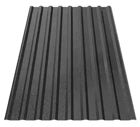 Профнастил Будсервис Т-18 стен. Relief iceCrystal mat Thyssen krupp 0.50 mm RAL 9005 Черный
