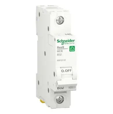 Автоматический выключатель Schneider Electric 1-п. RESI9 32A В (6kA) (C2)