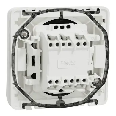 Выключатель Schneider Electric 2-кл. внутр. проходной IP55 "MUREVA S" белый (10А) (C3) 
