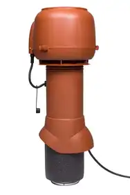 Вентилятор VILPE Е 120 Р 125/500 цегляний