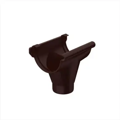 Лійка Galeco PVC система 130/100 RAL 8019 Темно-коричневий