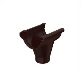 Лійка Galeco PVC система 130/100 RAL 8019 Темно-коричневий