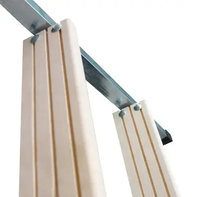 Чердачная лестница Bukwood ECO+ Metal Standard 3-секційні Н280см 110х60 см