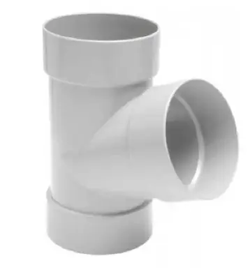 Тройник ProAqua система 125/90, 67,5° RAL 9010 Белый