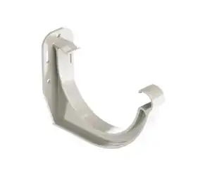 Кронштейн ринви торцевий Galeco PVC система 130/80 RAL 9010 Білий