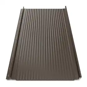 Кликфальц Tile "Волна" полиэстер U.S.Steel 0.45 mm RAL 8019 Коричневый