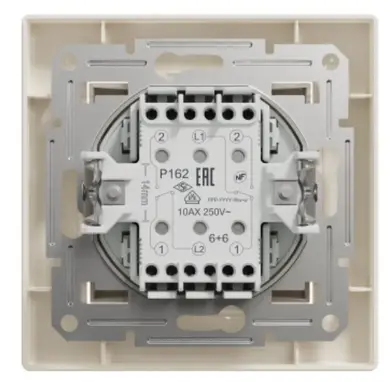 Выключатель Schneider Electric 2-кл. внутр. проходной "ASFORA" сл.к. (C1) 