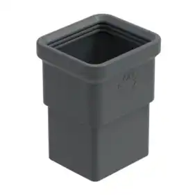 З'єднувач PVC Galeco BEZOKAPOWY система 125/70х80 RAL 7015 Графітовий