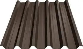 Профнастил GOOD ROOF ПН-44 Полиэстер Printech 3-D Китай, 0,38-0,40 мм RAL 8019 Шоколадный