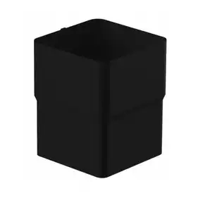 З'єднувач труби Galeco Stal² система 125/80x80 RAL 9005 Чорний
