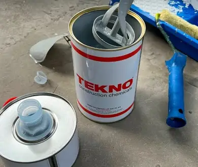 Епоксидна фарба для бетонних підлог TEKNO Teknobond 600 Комплект (А+В) 5 кг, світло-сірий (RAL 7001)