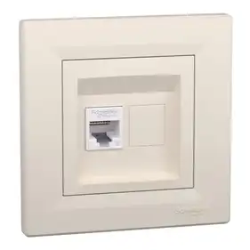 Розетка Schneider Electric комп. RJ-45 кат.6 UTP внутр. "ASFORA" сл.к. (C3) 