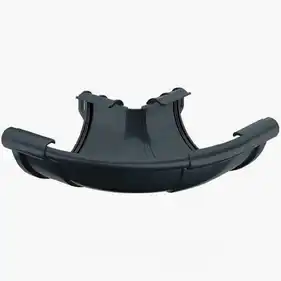 Кут ринви зовнішній Galeco PVC система 110/80 135° RAL 7021 Графітовий