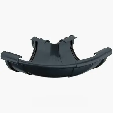 Кут ринви зовнішній Galeco PVC система 110/80 135° RAL 7021 Графітовий