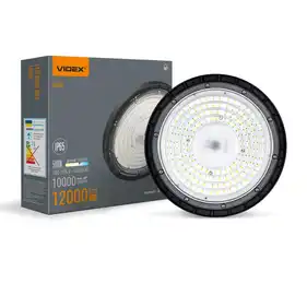 LED світильник висотний ХайБей Videx 100W 5000K 12000Lm 220V чорний (VL-HBe03-1005B)
