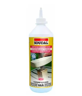 Клей для дерева полиуретановый Soudal 66А D4 0.25кг