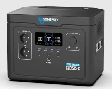 Зарядна станція GENERGY GZE-1515-C 1488Вт/ч, 1500Вт ном, 3600Вт макс.
