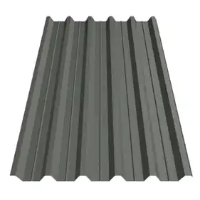 Профнастил Зартмет ПК-35 матполіестер UKR Metal Україна 0.45 mm RAL 7024 Сірий