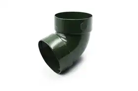 Отвод двумуфтовый RainWay система 90/75 67° RAL 6009 Зеленый