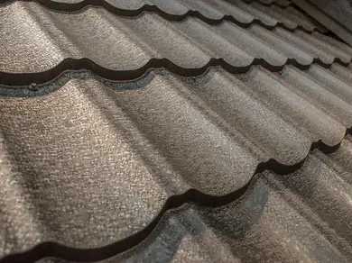 Металочерепиця Будсервіс "Ера 15" Relief iceCrystal mat Thyssen krupp 0.50 mm RAL 8017 Коричневий