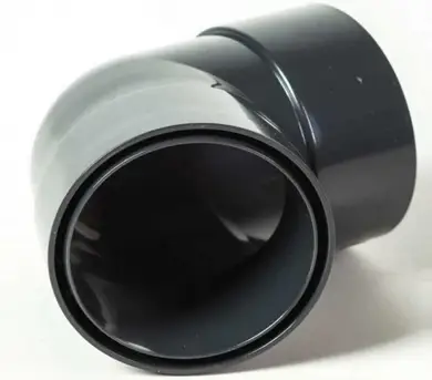 Колено с двумя раструбами ProAqua система 125/90, 67,5° RAL 7016 Графитовый