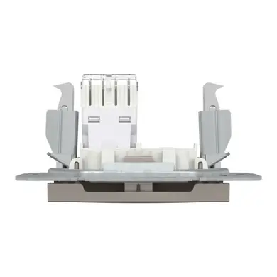 Розетка Schneider Electric комп. RJ-45 кат.6 UTP внутр. "ASFORA бронза (C3)