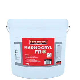 Акрилова штукатурка з високою вогнестійкістю Isomat MARMOCRYL FR Fine 25 кг, White