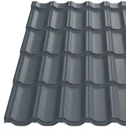 Металочерепиця Будсервіс "Ера 25" матполіестер ARVEDI 0.50 mm RAL 7016 Графіт