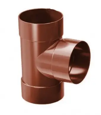 Трійник ProAqua система 125/90, 67,5° RAL 8004 Цегляний