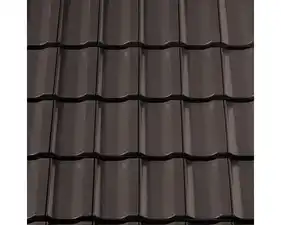 Керамическая черепица CREATON OPTIMA Темно-коричневая (ангоб)