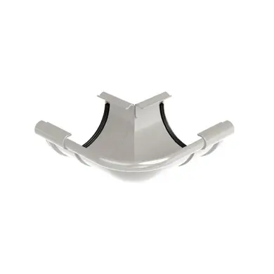 Угол внешний Galeco PVC система 130/100 90° RAL 9010 Белый
