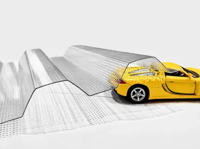 Профільований полікарбонат TOPLIGHT MICROPRISMA T 76/18 0,9 мм прозорий 1040 х 6000 мм