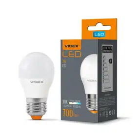 LED лампа Videx G45e 7W E27 3000K (VL-G45e-07273)
