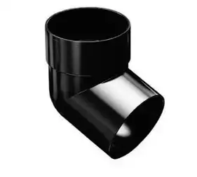 Коліно зливне ProAqua система 125/90, 67,5° RAL 9005 Чорний