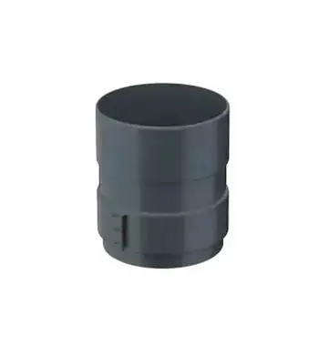 Муфта трубы Galeco PVC система 130/100 RAL 7021 Графитовый