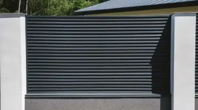 Металева ламель 2D велика GOOD ROOF матполіестер Україна 0.43-0,45 мм RAL 7004 Світло-сірий