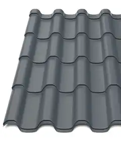 Металочерепиця Tilе "Преміум" алюміній мат Speira 0.60 mm RAL 7016 Графіт