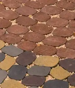 Тротуарна плитка Золотий Мандарин Маргарита 60 Червоний б/ф комплект каменів