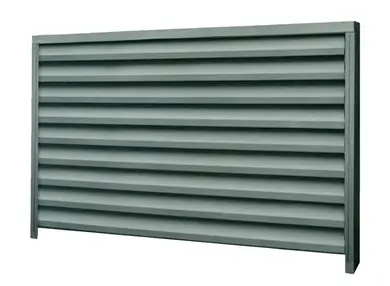 Забор Жалюзи LVKS Optima 124/110мм 2-х стороннє Украина 0,45 мм. PEMA RAL 7016