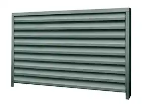 Забор Жалюзи LVKS Optima 124/110мм 2-х стороннє Украина 0,45 мм. PEMA RAL 7016