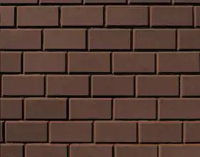 Тротуарна плитка Brukland Цегла 60 Коричневий 200х100 мм