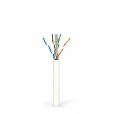 Кабель ЗЗЦМ UTP cat.6 AWG 4х2х0,57 250МГц (бухта 305м) КПВ-ВП сірий