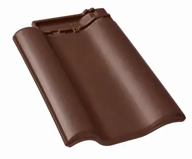 Керамічна черепиця фронтонна BRAAS Рубін 13 коричневий