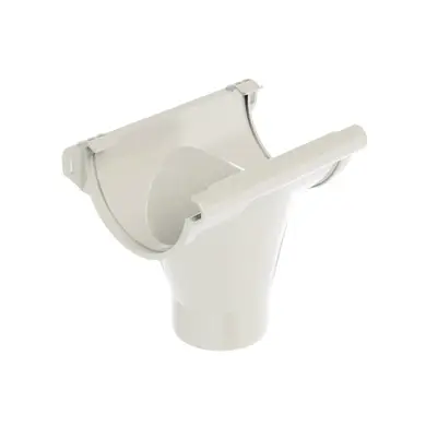 Лійка без ущільнення Galeco PVC система 110/80 RAL 9010 Білий
