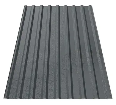 Профнастил Будсервис Т-18 стен. Relief iceCrystal mat Thyssen krupp 0.50 mm RAL 7016 Графит